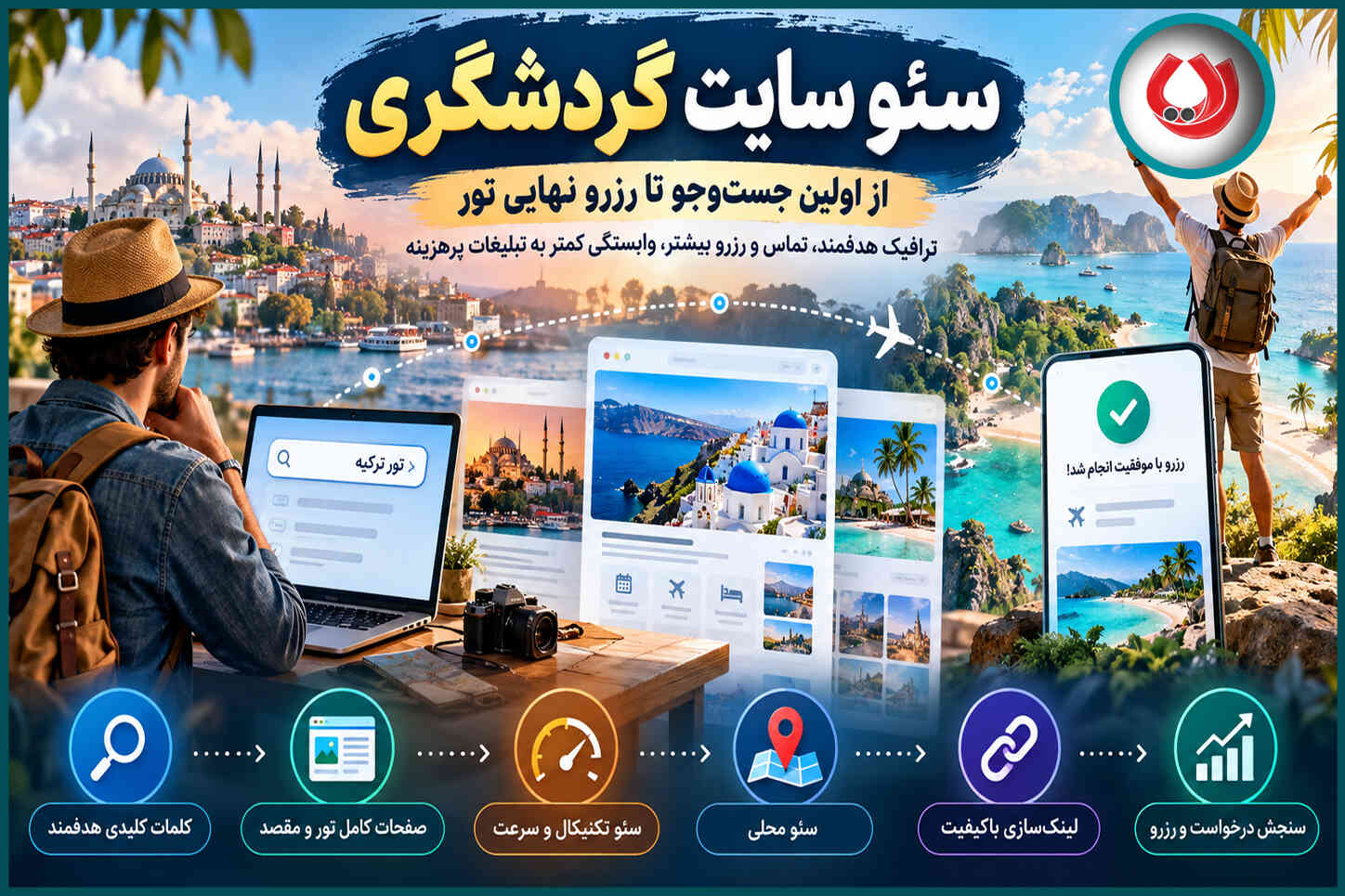سئو سایت گردشگری | سئو آژانس‌های مسافرتی