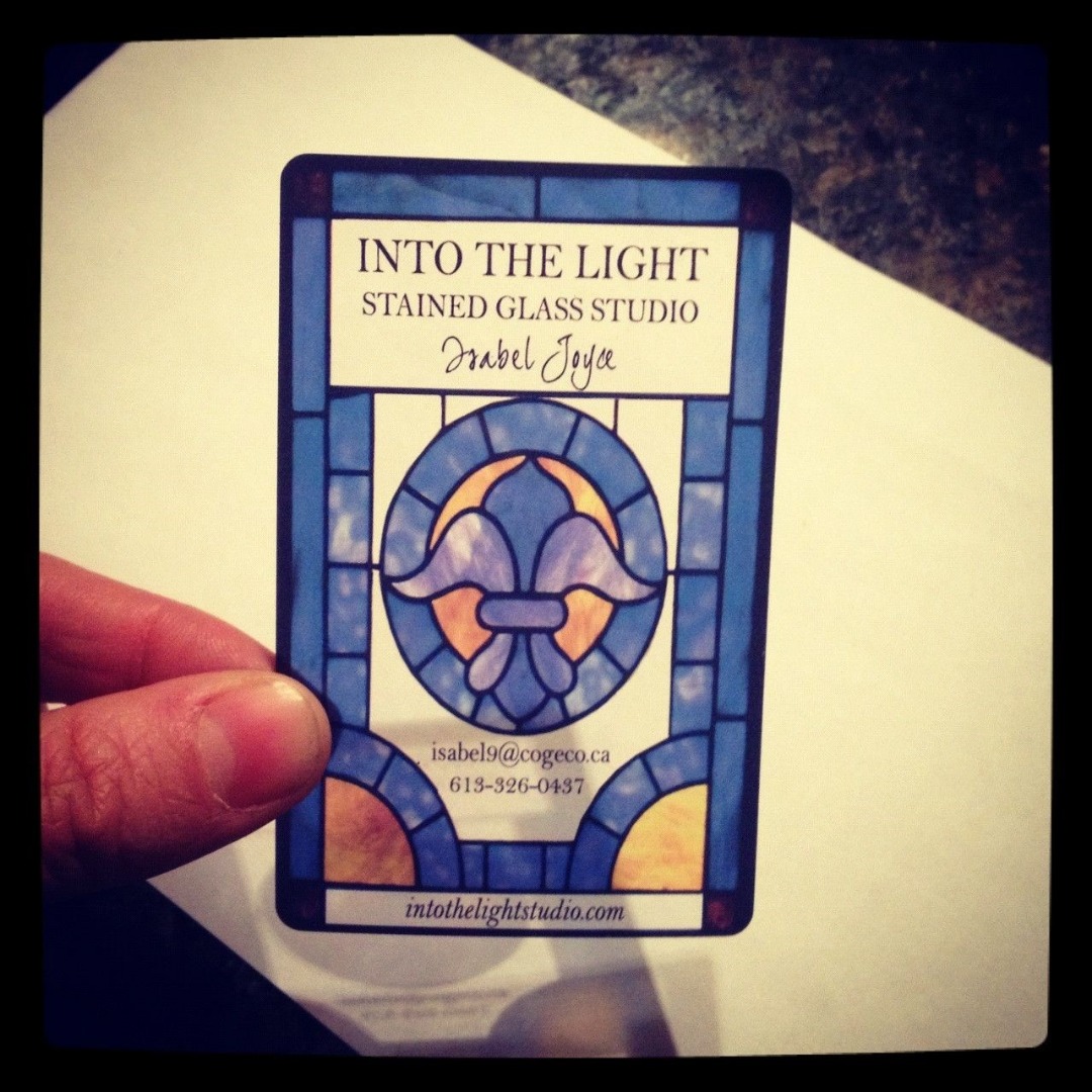 کارت ویزیت شیشه‌ای خلاقانه