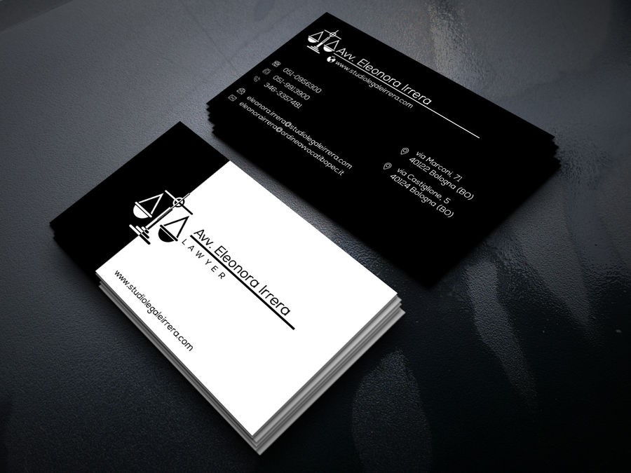 طراحی کارت ویزیت وکلا طراحی کارت ویزیت وکلا