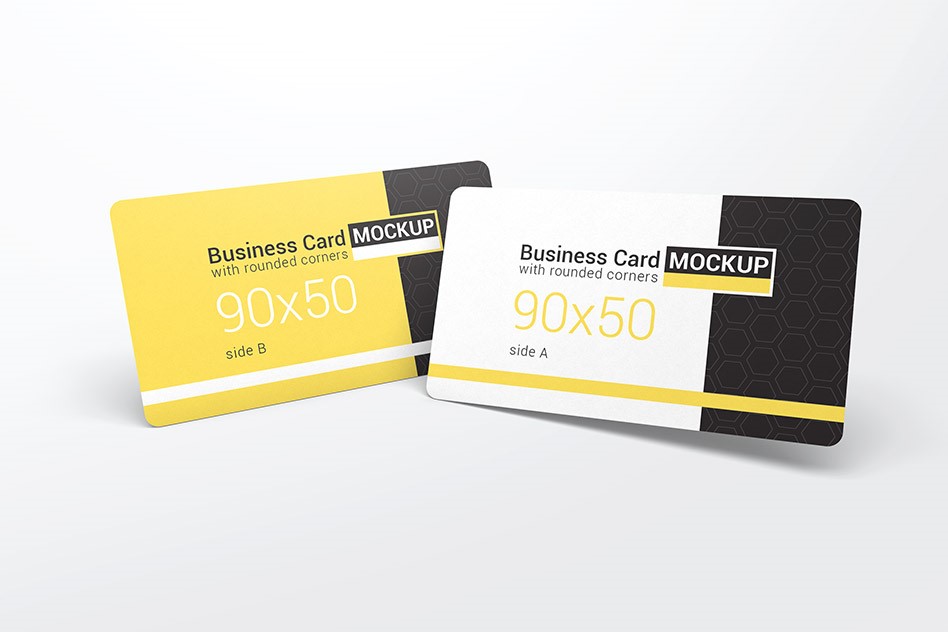 حس بهتر با کارت ویزیت گوشه گرد