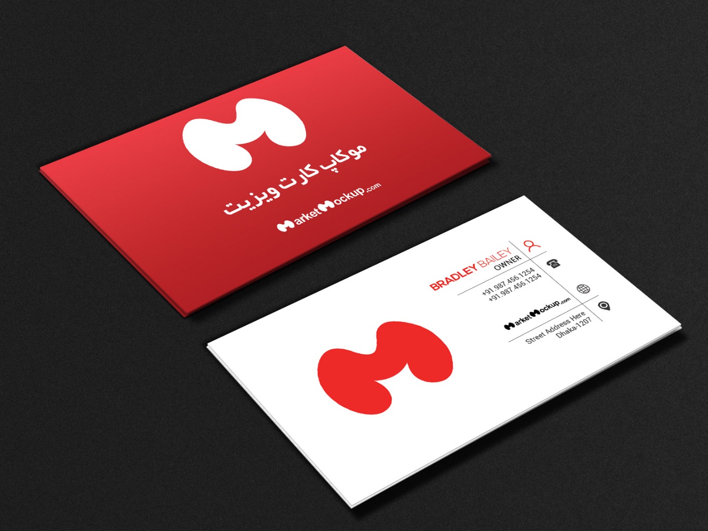 طراحی کارت ویزیت دورو