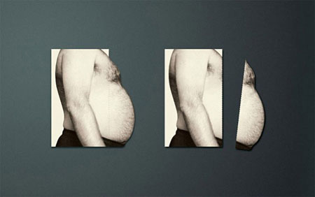 کارت ویزیت جدا شونده در تبلیغ کاهش وزن