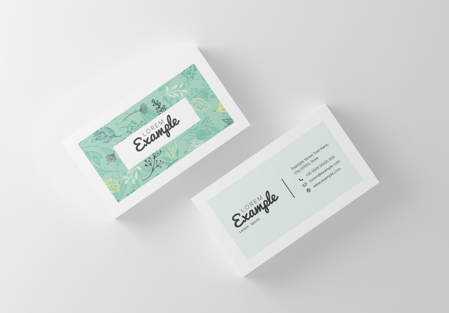 فونت کارت ویزیت استاندارد