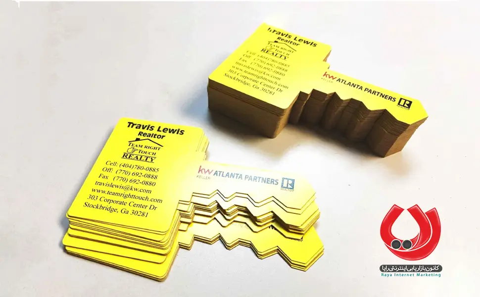 کارت ویزیت برش خاص