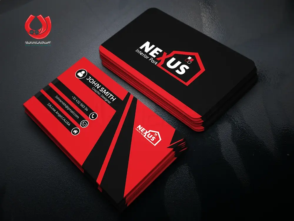 کارت ویزیت دو رو