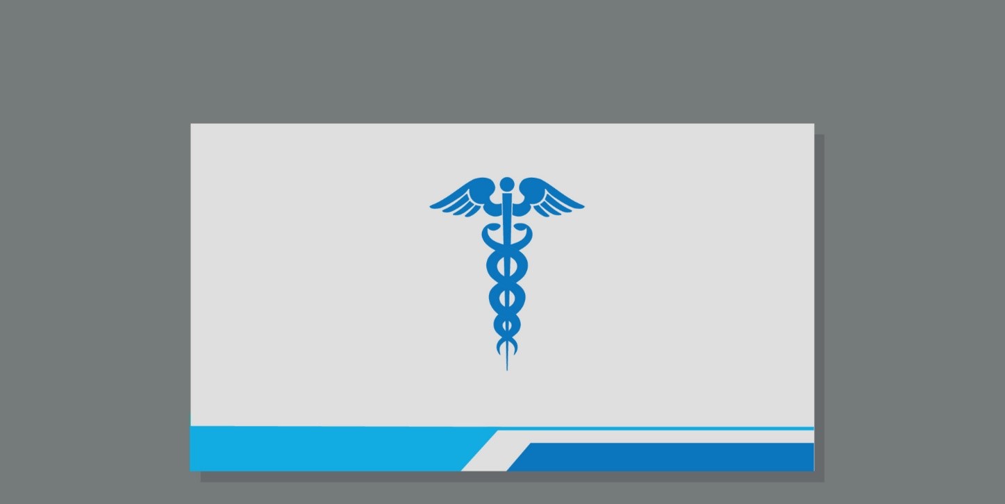 ایده طراحی کارت ویزیت پزشکی زیبا