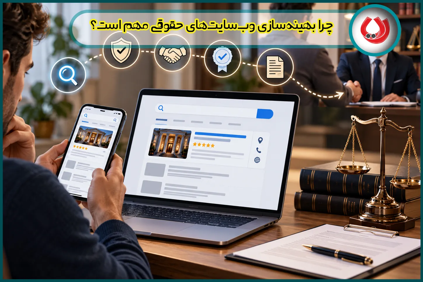 چرا بهینه&zwnj;سازی وب&zwnj;سایت&zwnj;های حقوقی مهم است؟
