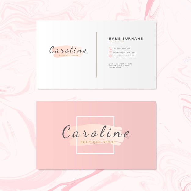 طراحی کارت ویزیت سالن آرایش زنانه طراحی کارت ویزیت سالن آرایش زنانه