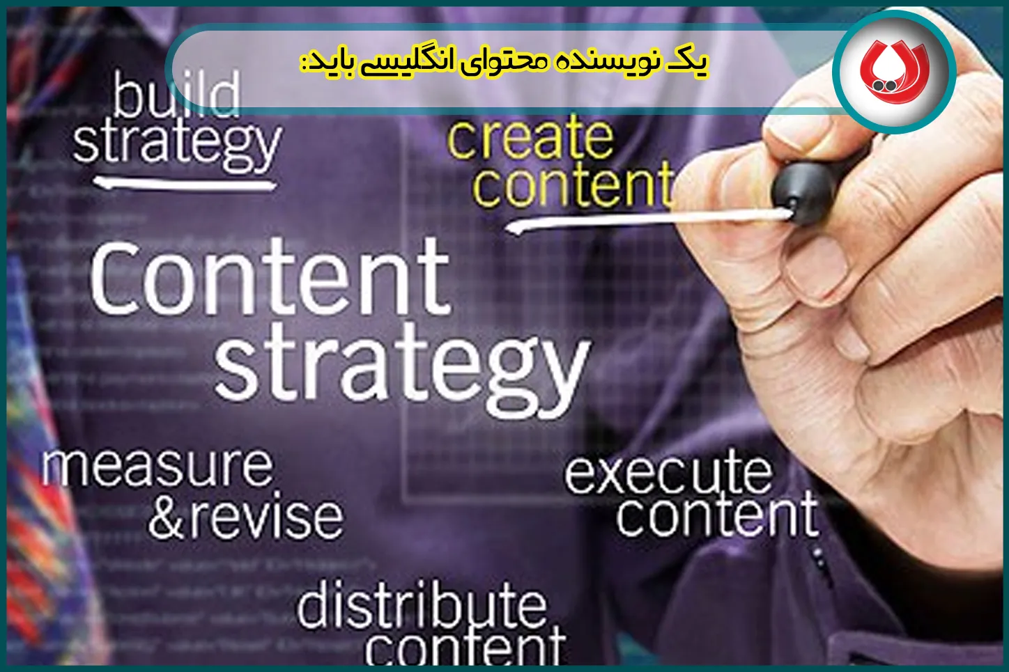 تولید محتوا به زبان انگلیسی