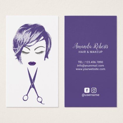 طراحی کارت ویزیت آرایشگاه زنانه طراحی کارت ویزیت آرایشگاه زنانه